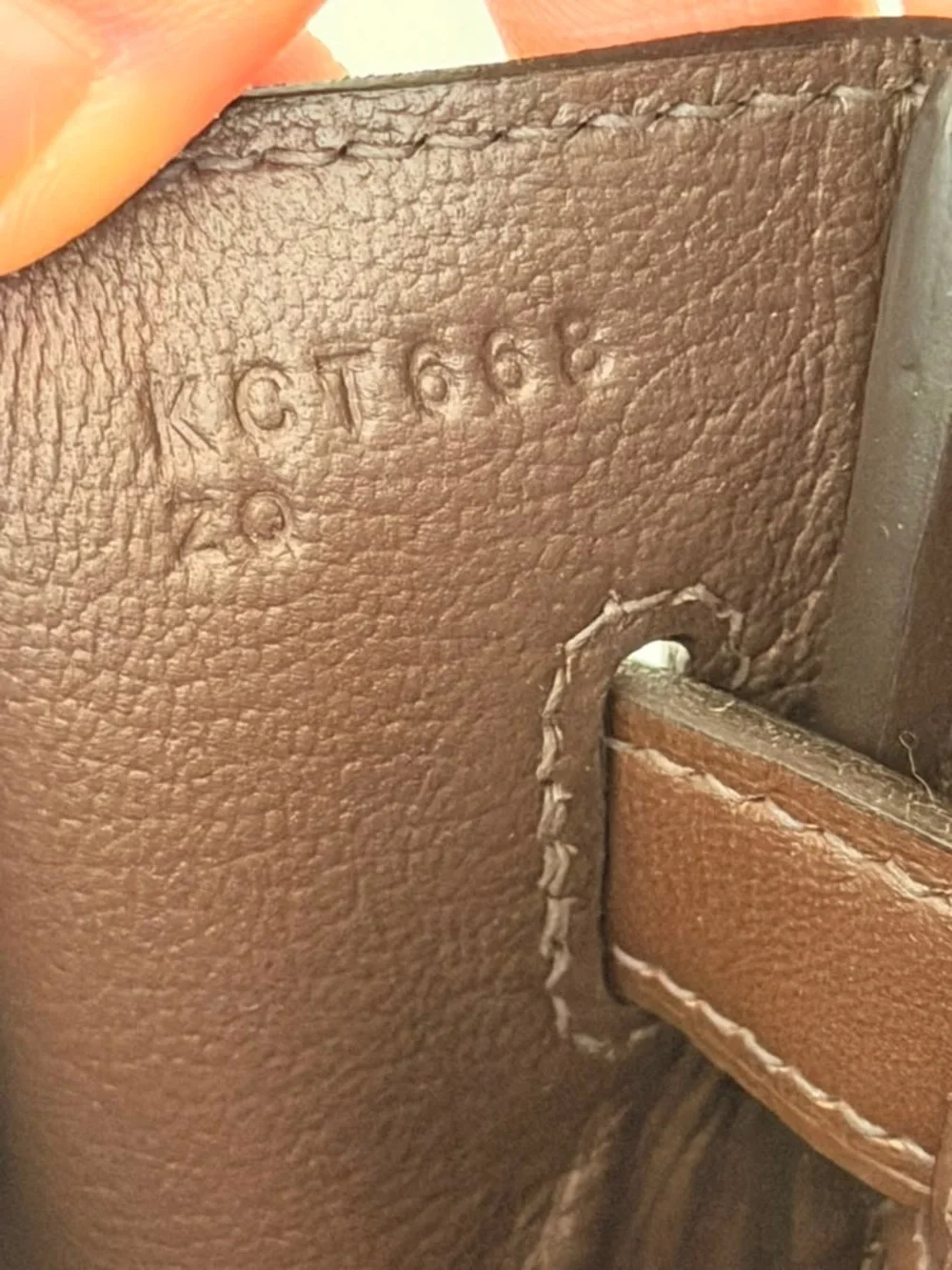 HANDMADE IMPORTED EBENE CHOCOLATE BROWN GHILLES LACE TOGO BIRKIN 30 GHW